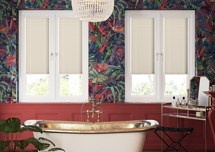Solaris, Pumice - Stick Fit Pleated Blind - Image 3